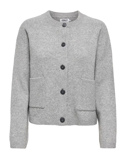 Only - ONLPiemonte Strik Cardigan - Light Grey Melange